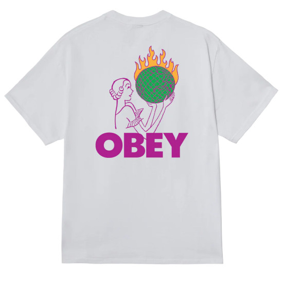 Obey Ανδρική κοντομάνικη μπλούζα World In Flames Tee